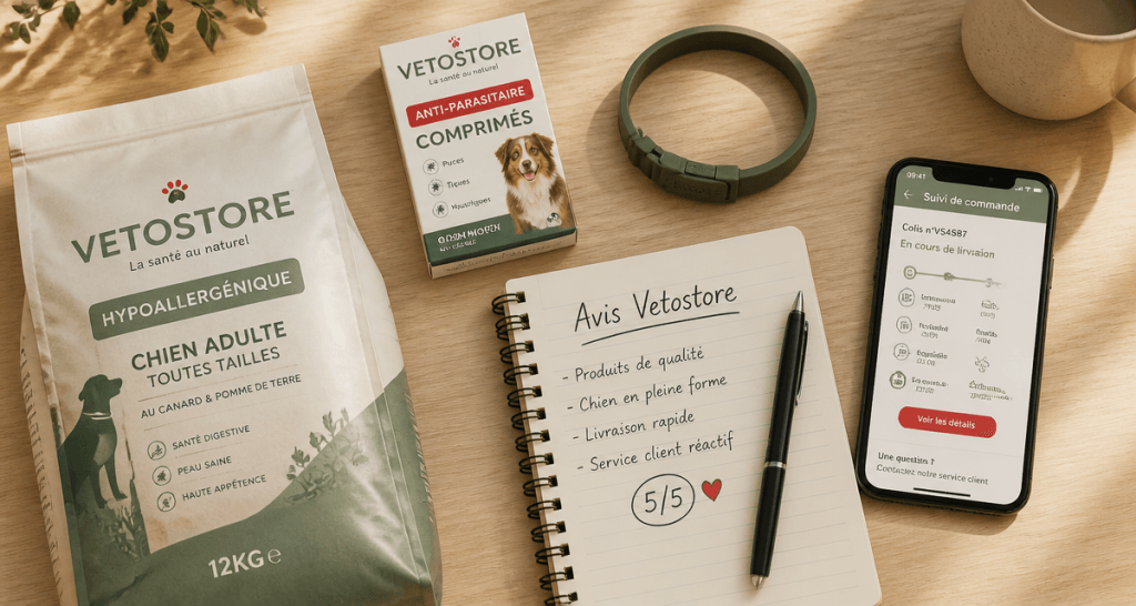 avis vetostore croquettes suivi colis