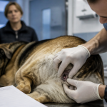 circumanalome chien vétérinaire examine