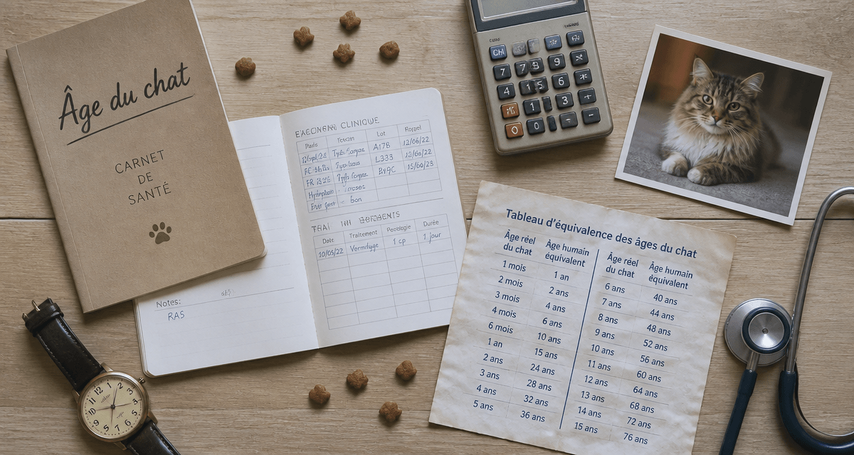 convertisseur age chat carnet santé calcul âge humain