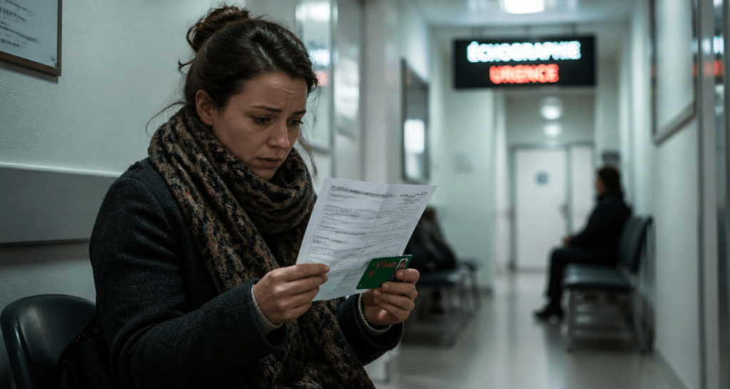 echographie en urgence femme salle d attente