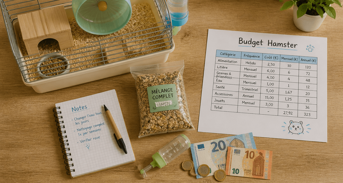 hamster prix cage accessoires budget