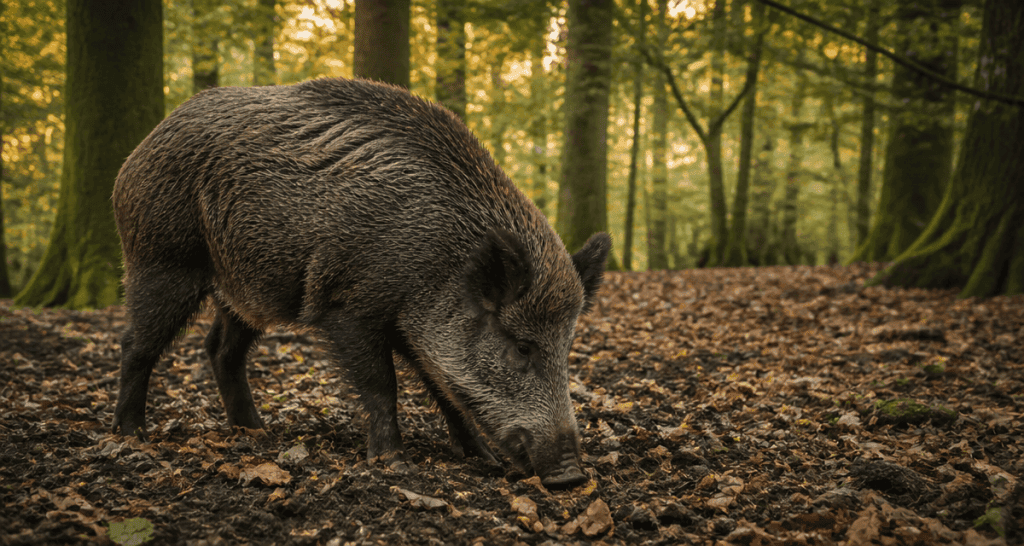 Que mange les sangliers sanglier fouille sol forêt