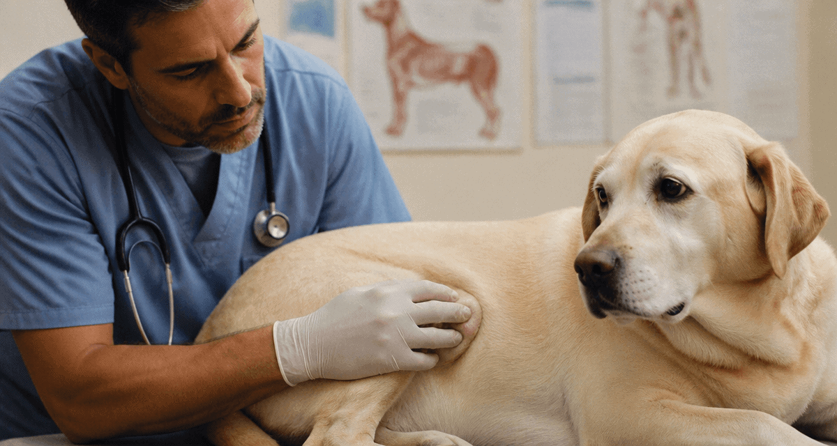 tumeur chez le chien photos vétérinaire masse flanc