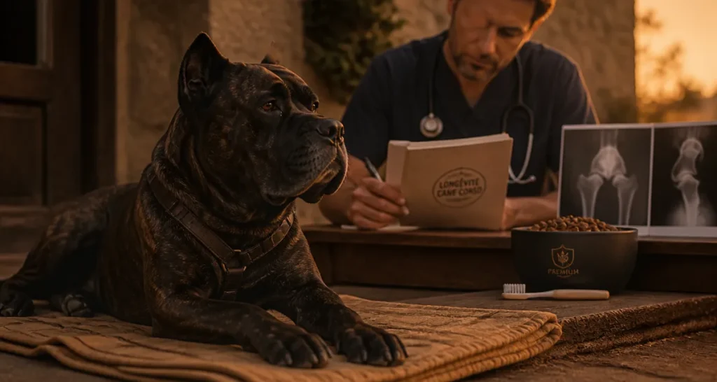 Cane corso espérance de vie : vétérinaire et radiographies pour longévité