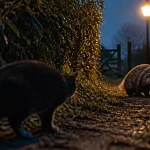 Le blaireau est-il dangereux pour le chat ? Blaireau et chat au jardin, vigilance.