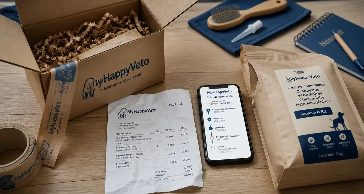 MyHappyVeto : sécuriser votre commande animalière en ligne