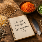 que mangent les pigeons aliments sur table