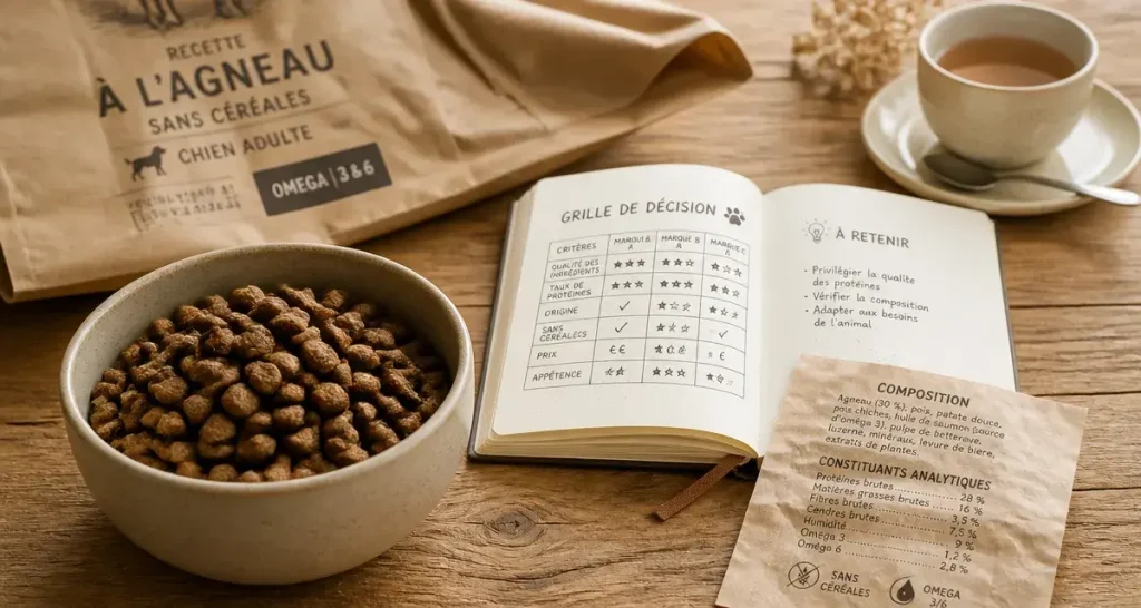 Croquettes pour chien agneau : 26% d’agneau frais, sans céréales
