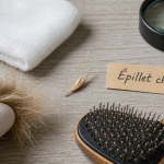 Épillet chien photo : forme en flèche sur table
