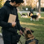 Tarif éducation canine : éducateur avec chien, bilan et séance 50€