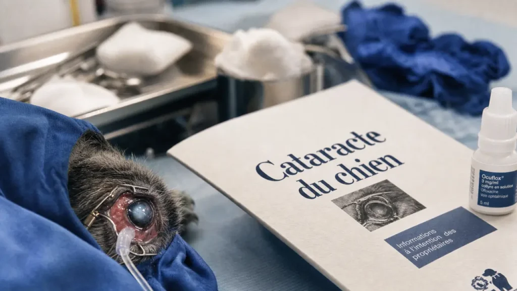 Opération de la cataracte pour chien : tarifs, déroulement et critères de réussite