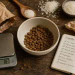 Wolfood croquettes chien en bol, recette et ingrédients pour chiot et chien actif