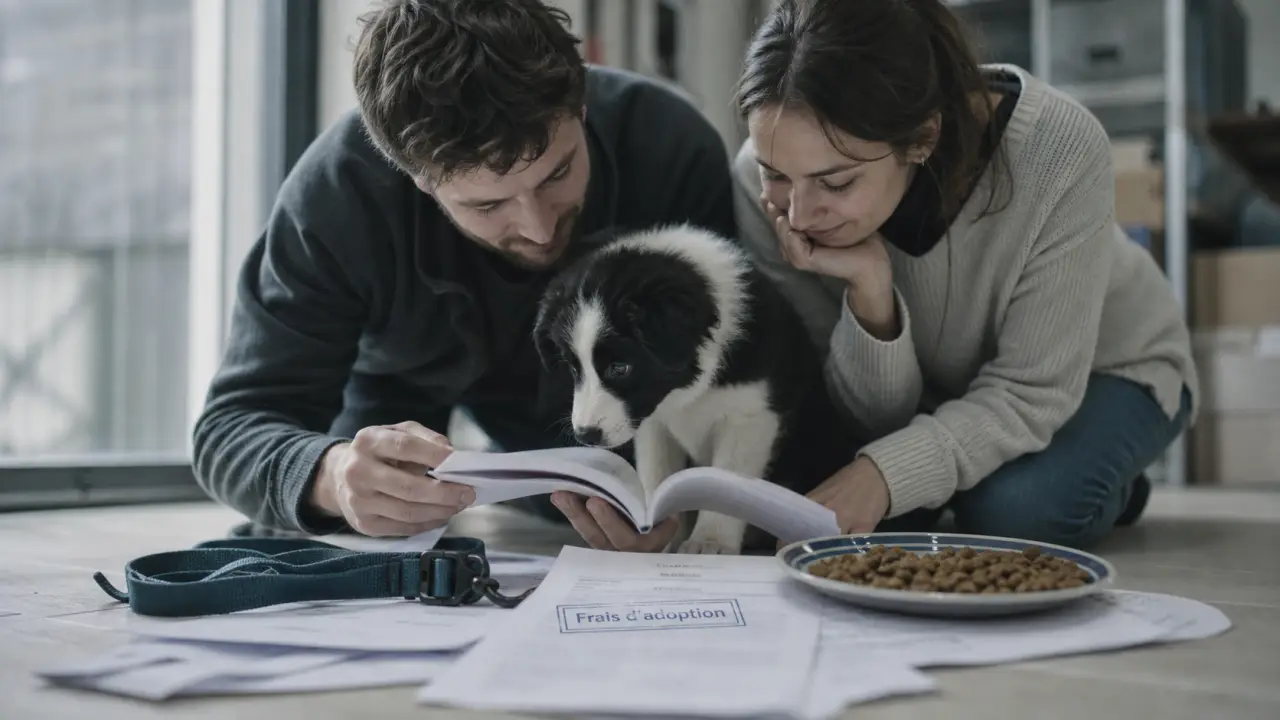 Border collie chiot à donner : adoption fiable, frais réels