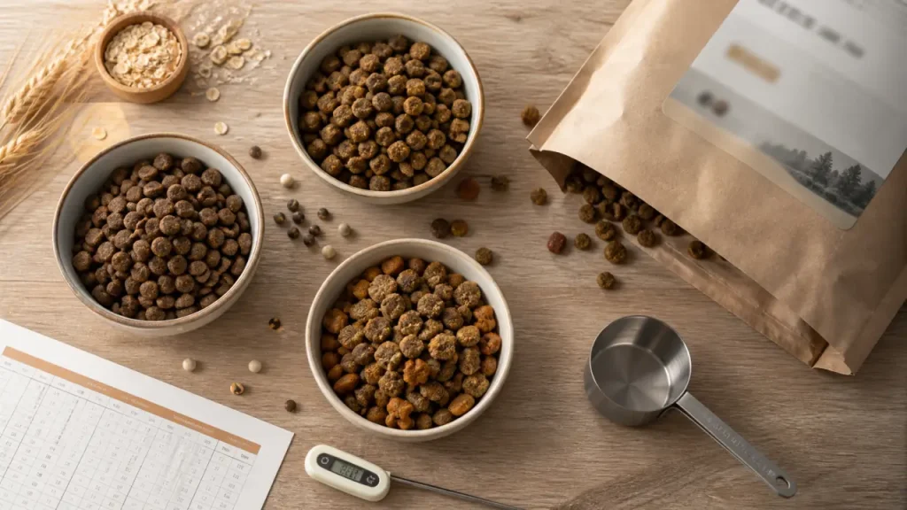 Croquettes acana pour chien en bols, recettes sans céréales et protéines animales