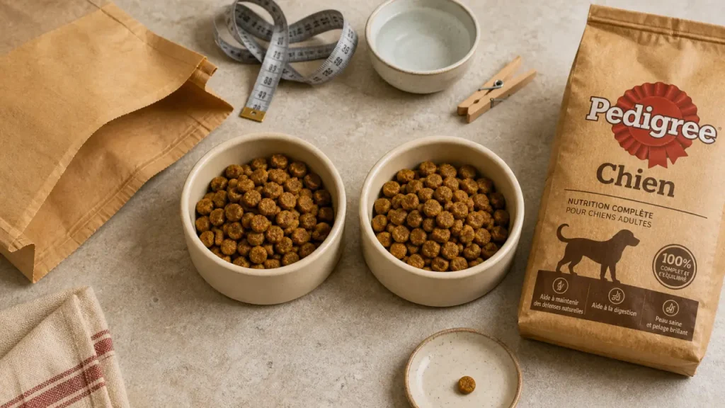 Croquettes chien Pedigree : choisir entre Mini, Junior, Adult et Senior selon l’âge et la taille