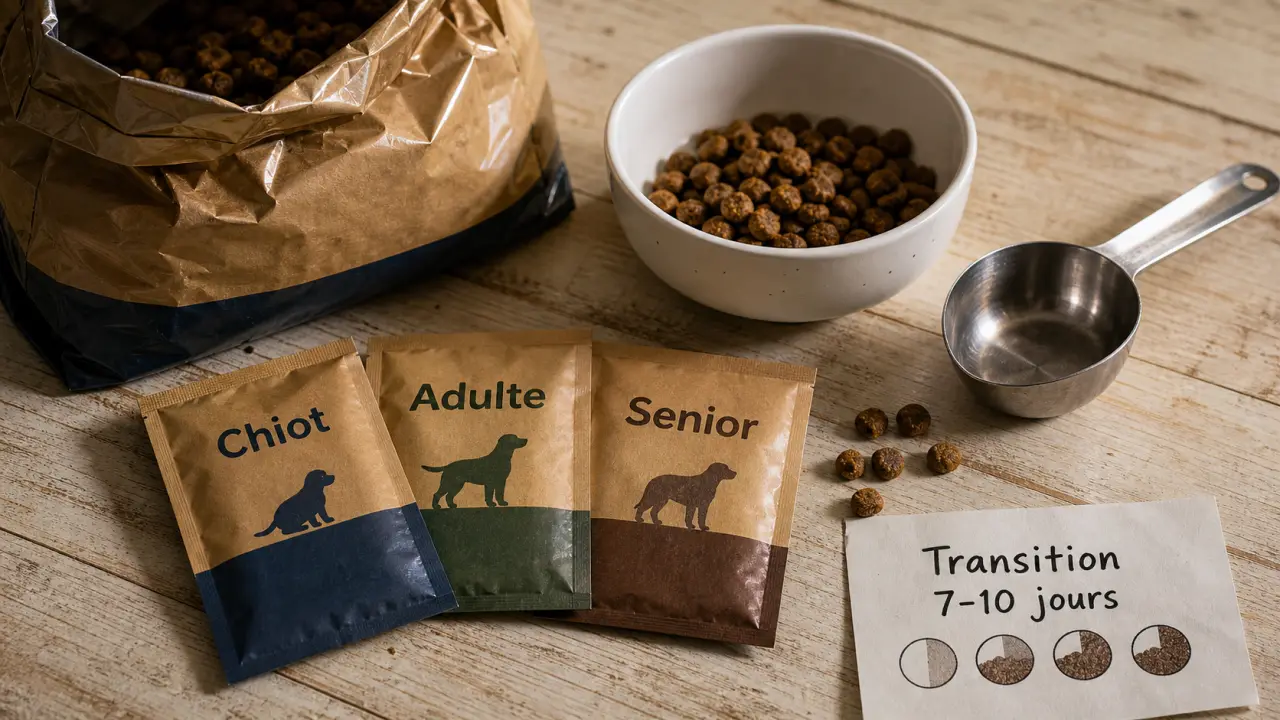 Croquettes chien Purina ONE : bol et sachets Chiot, Adulte, Senior