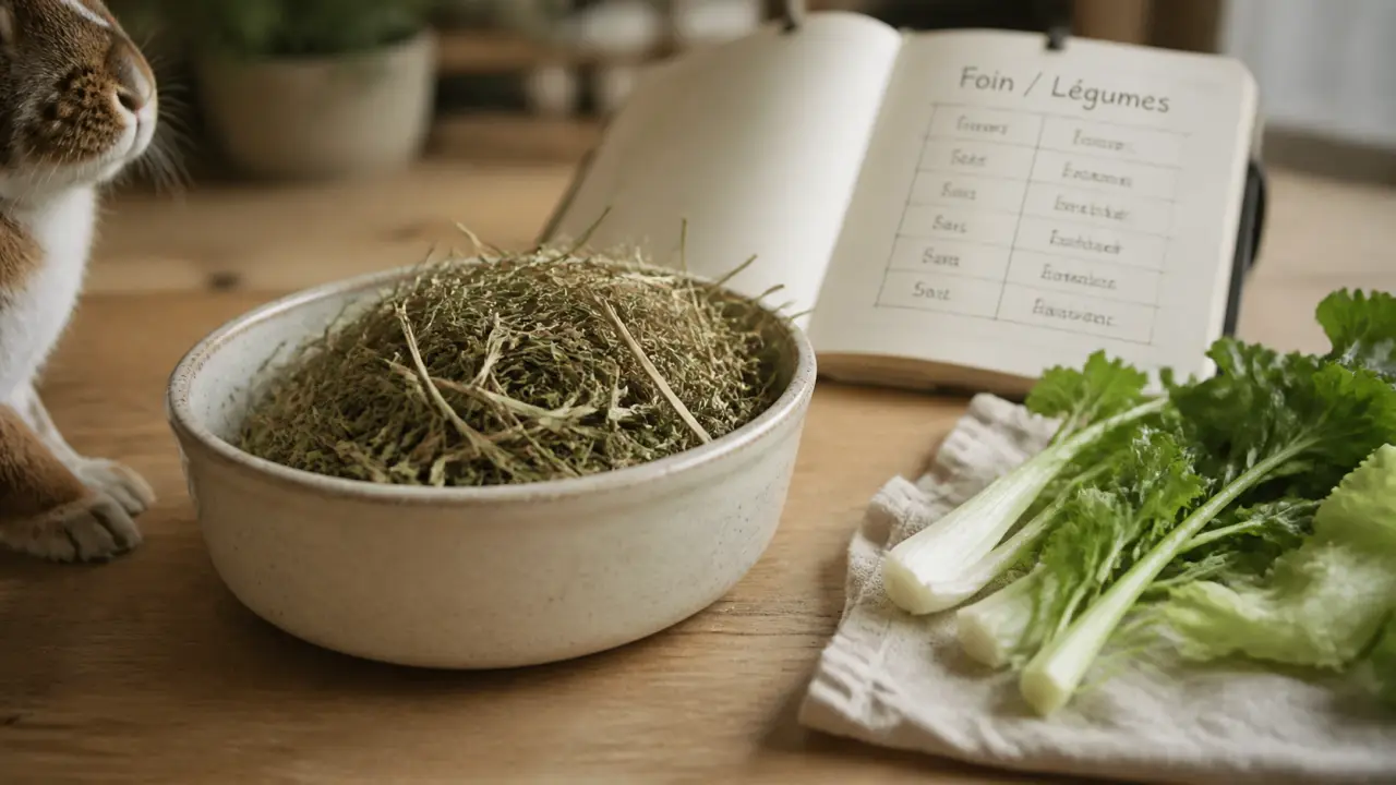 legume lapin nain : verdure et foin pour lapin nain