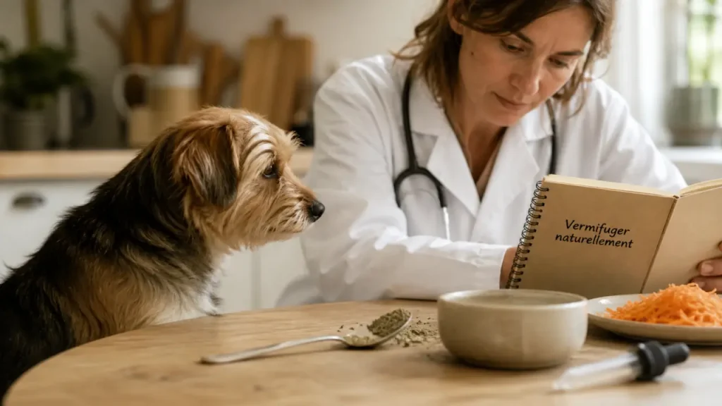 Graines de courge, terre de diatomée, ail : les limites du vermifuge naturel chez le chien