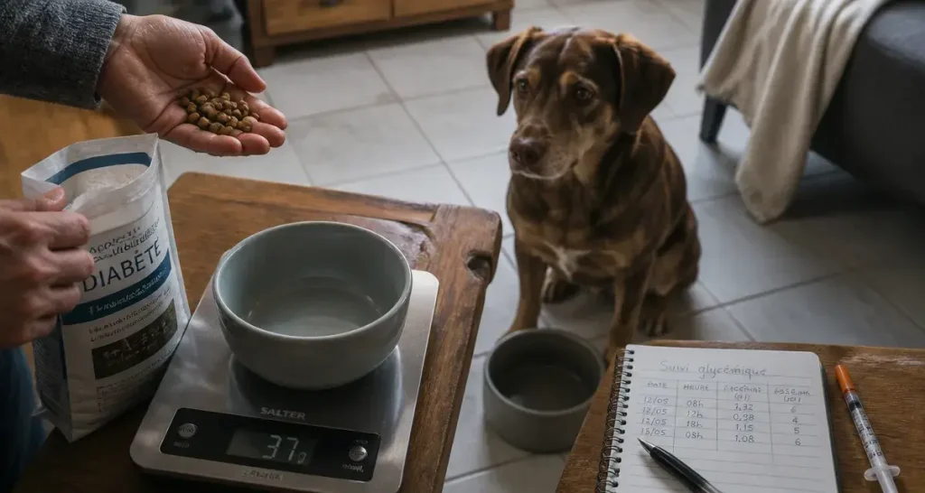 Chien diabétique : ce que ses repas peuvent stabiliser (et ce qu&rsquo;ils ne peuvent pas)