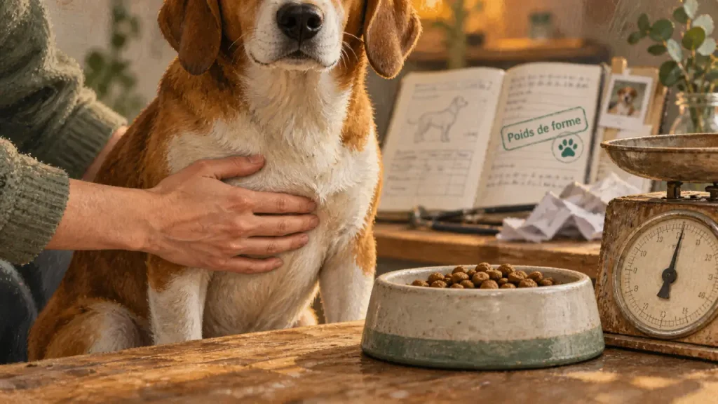 Surpoids du chien stérilisé : 15 % de surcharge, risques et solutions nutritionnelles