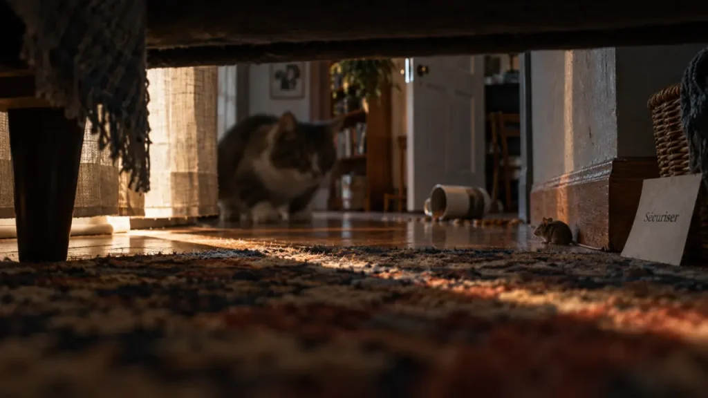 Chat qui ramène des souris vivantes : le réflexe à éviter dès les premières minutes