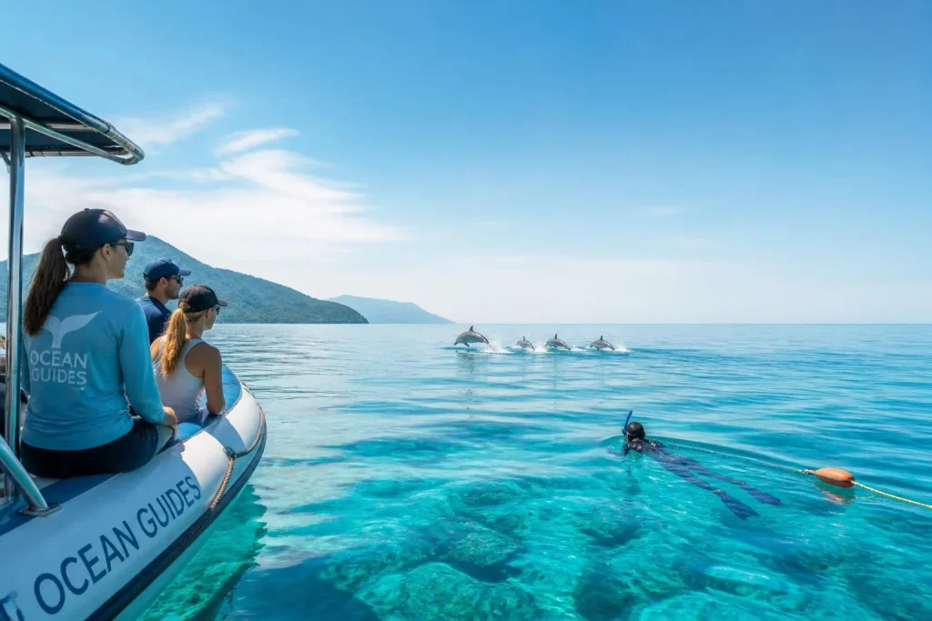 Où nager avec les animaux marins : destinations & règles