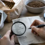 Tableau comparatif croquettes chien : lire protéines et glucides sur étiquette