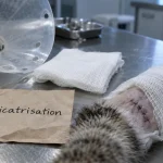 Temps cicatrisation point de suture chat : points 10 jours, peau 10 à 15 jours