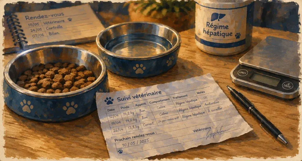 Problème de foie chez le chien : une alimentation adaptée, pas des protéines supprimées